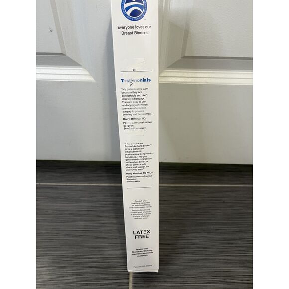 EaB Medical Compression Breast Binder Pink Floral Lined Size XL - NIB - Picture 4 of 5